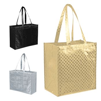 Promotional Gloss Laminated Designer Tote Bags