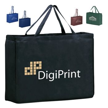 Non-Woven Over The Shoulder Y2K Tote Bag - 16 X 6 X 12