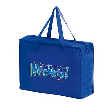 Imprinted Y2K Zipper Tote - 20 X 6 X 16