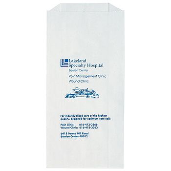 Imprinted Prescription Bags - 5 X 2 X 12