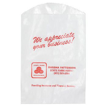 Custom Printed: 24x28cm Glossy Clear Kraft Toast Bread Bag With Vent H