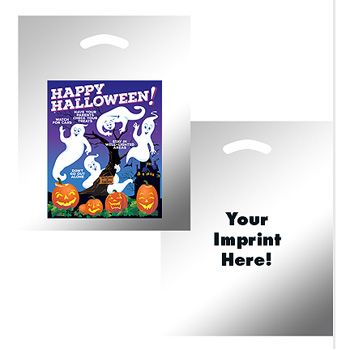 Metallic Ghosts with Pumpkins Bags - thumbnail view 