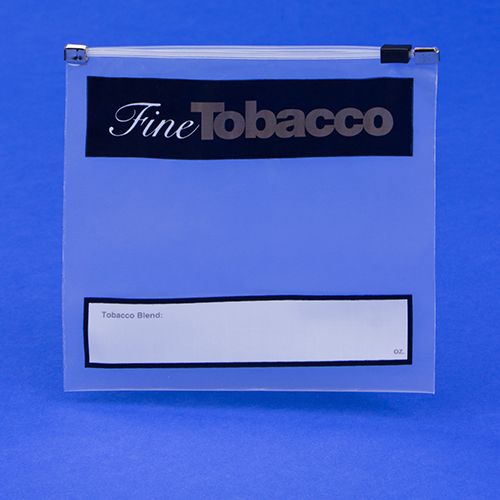 Fine Tobacco Imprint Slidelock Bags - 6.5 x 10