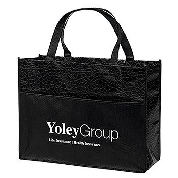 Imprinted Laminated Totes - 16 X 6 X 12