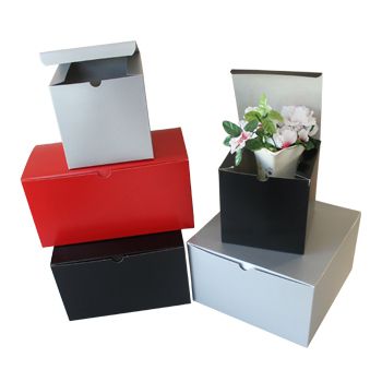 Tinted Gloss Tuckit Gift Boxes - 4 X 4 X 4