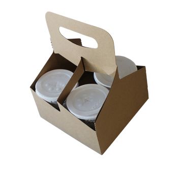 Cup Carriers Boxes - 6.43 X 6.43 X 8.37