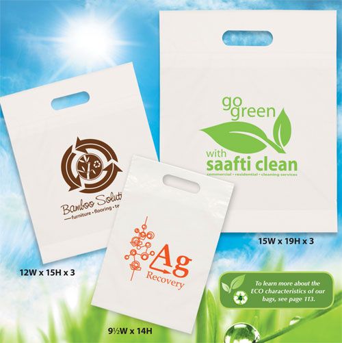 Oxo Biodegradable Die Cut Handle Bags
