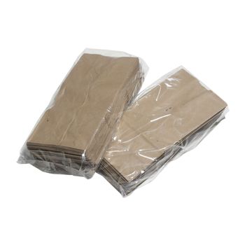 1.25 Mil Gusseted Poly Bags - 5.25 X 2.25 X 15