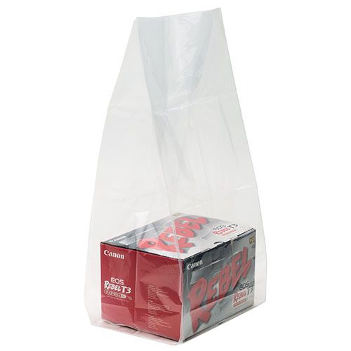 1.5 Mil Gusseted Poly Bags - 10 X 4 X 24