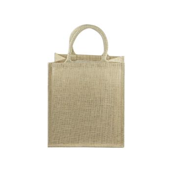 Jute Wine Totoes W/Dividers - 8 x 4 x 14