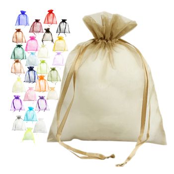 Organza Bag W/Ribbon String - 22 1/2 x 25