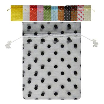 Polka-dot Print Bags - 3 x 4