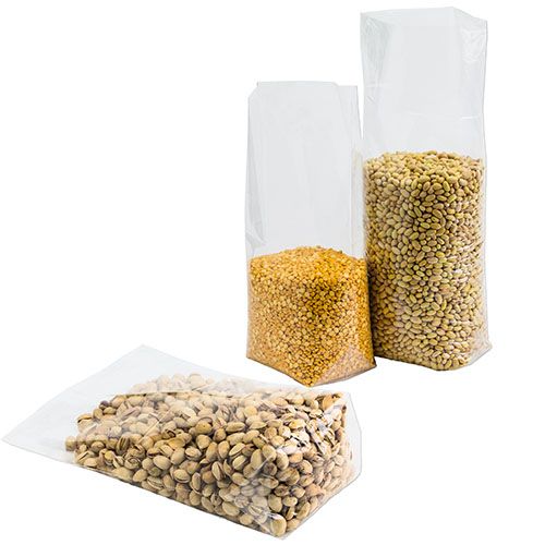 Polypropylene Bottom Gusset Bags - 8 X 26 + 3