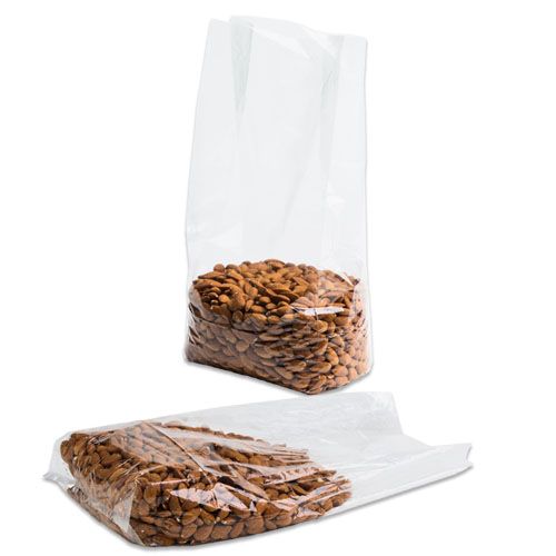 Polypropylene Gusset Bags - 5 X 4.5 X 18