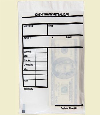 Cash Transmittal Bags - 6 x 9