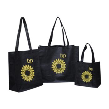 Imprinted Non-Woven Pp Shoppers - 13 X 6 X 15