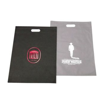 Imprinted Non-Woven Die Cut Merch Bags - 10 X 12