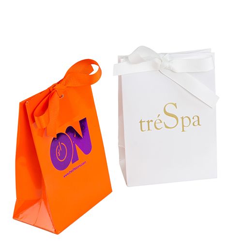 Imprinted Fashion Laminated Gift Bag - 4.5 X 2.5 X 6.25, 1 Color 1 Side -  Foil Print - 100 / Case - detailed view 