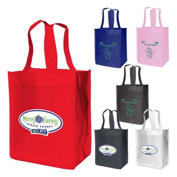 Imprinted Standard Totes - 16 X 6 X 12