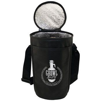 Imprinted Insulated Barrel Bag - thumbnail view 