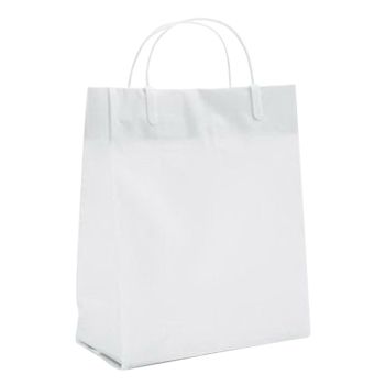 Clip Loop Handle Shopping Bag - 8 X 4 X 10