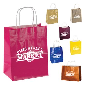 2022 wholesale craft paper bag custom design printed paper gift