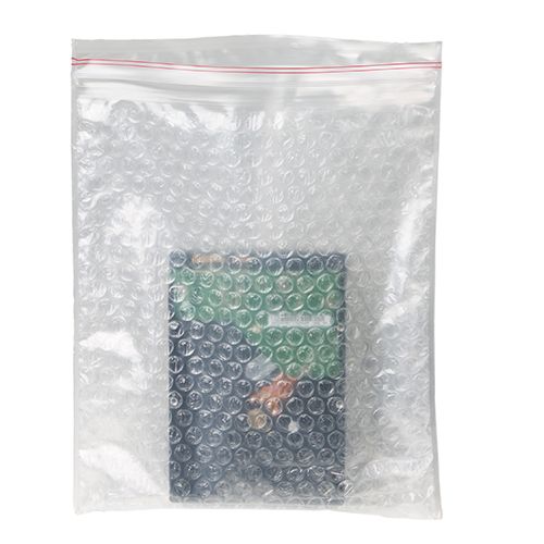 Clear Press ZipClose Bubble Pouch - 12 X 15