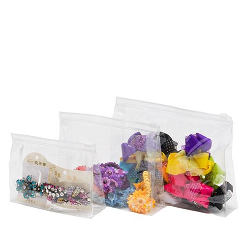 Vinyl Zipper Slider Bags - 7 X 5 X 1.5