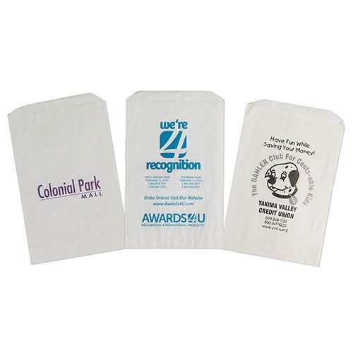 Imprinted Paper Merchandise Bags - 8.5 X 11