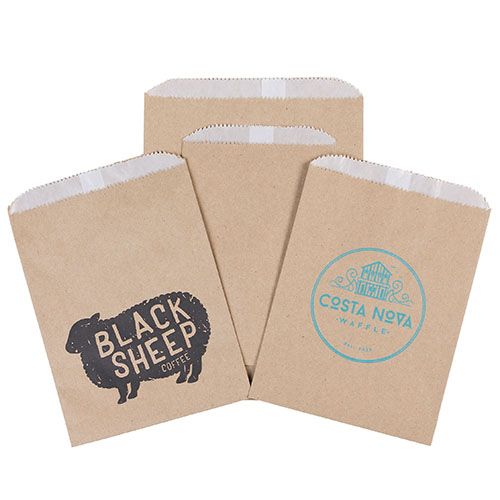 Imprinted Grease-Resistant SOS Bags - 6.25 X 3.81 X 12.5