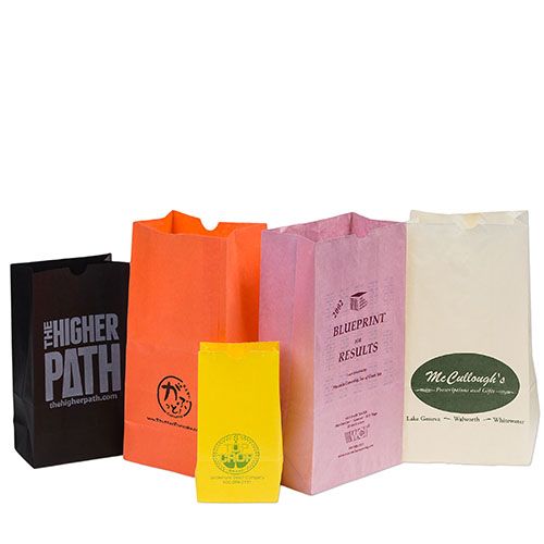 Custom Lunch Bags, Custom Printed Paper Lunch Bags