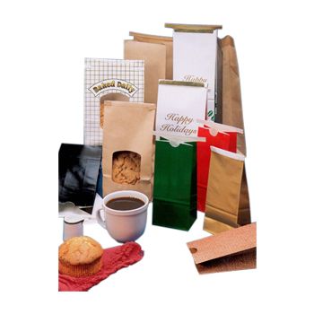 Poly Liner Tin Tie Coffee Bags - 3.37 X 2.5 X 10.87