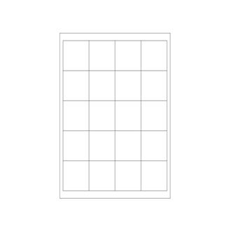 Laser Printer Labels - 4 x 4