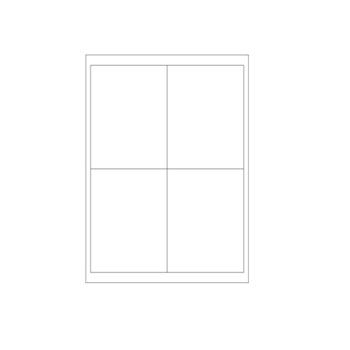 Laser Printer Labels - 4 x 4