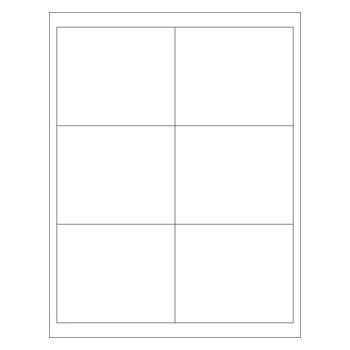 Flourescent Laser Labels - 4 x 5