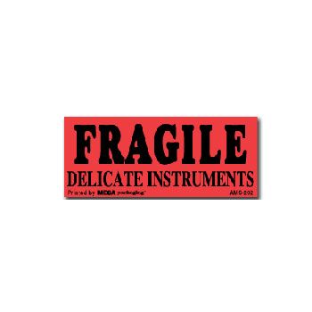 Fragile Labels - 1 1/2 x 4