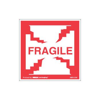 Fragile Labels - 1 1/2 x 4