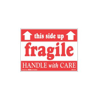 Fragile Labels - 1 1/2 x 4