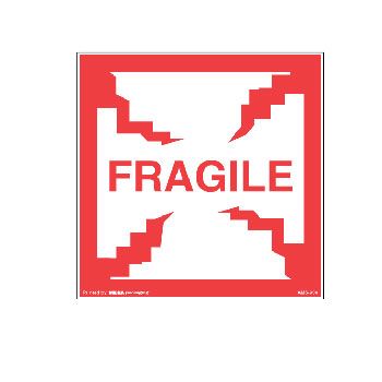 Fragile Labels - 1 1/2 x 4