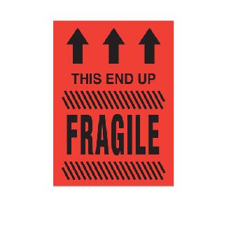 Fluorecent Fragile Labels - thumbnail view 7