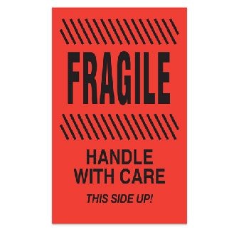 Fluorecent Fragile Labels - thumbnail view 8