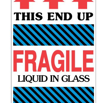 Glass Labels - 3 x 5