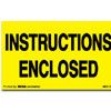 Fluorescent Enclosed Shipping Labels - 3 x 5