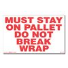 Pressure Sensitive Do Not.. Labels - 3 x 5