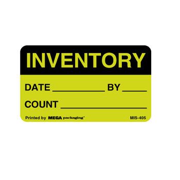 Inventory Control Labels - 2 1/4 x 1 3/8