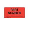 Fluorescent Production Labels - 1 1/4 x 2
