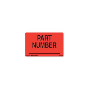 Fluorescent Production Labels - 1 1/4 x 2
