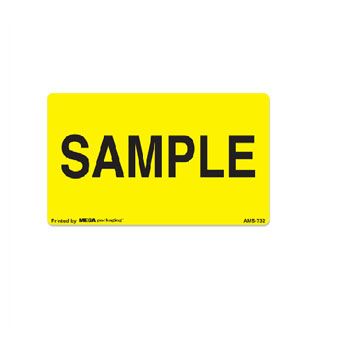 Fluorescent Production Labels - 1 1/4 x 2