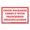 Regulated D.O.T. Labels - 2 x 3