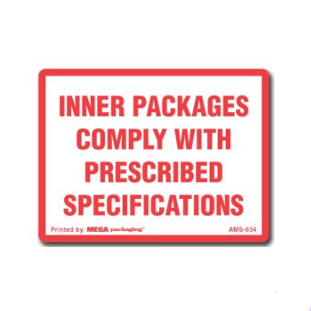 Regulated D.O.T. Labels - 2 x 3